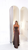 Alessandra dress - marrón