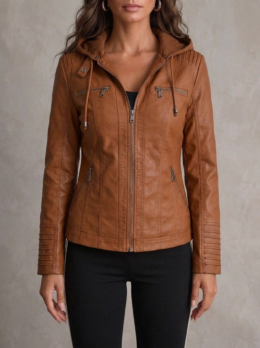 Atenea - Chaqueta de Piel Resistente y Elegante