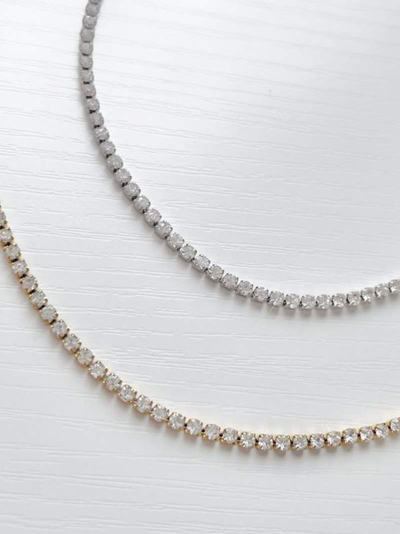 Collar de Gargantilla brillante con elegancia sofisticada