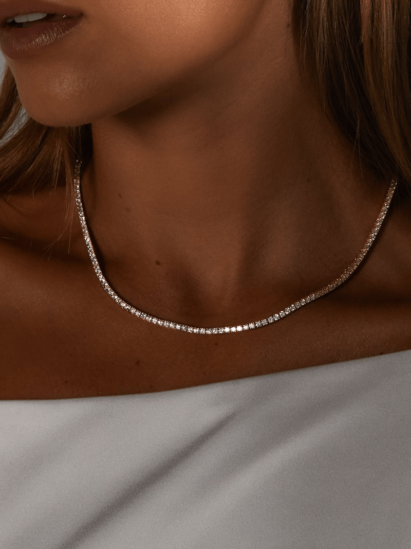 Collar de Gargantilla brillante con elegancia sofisticada