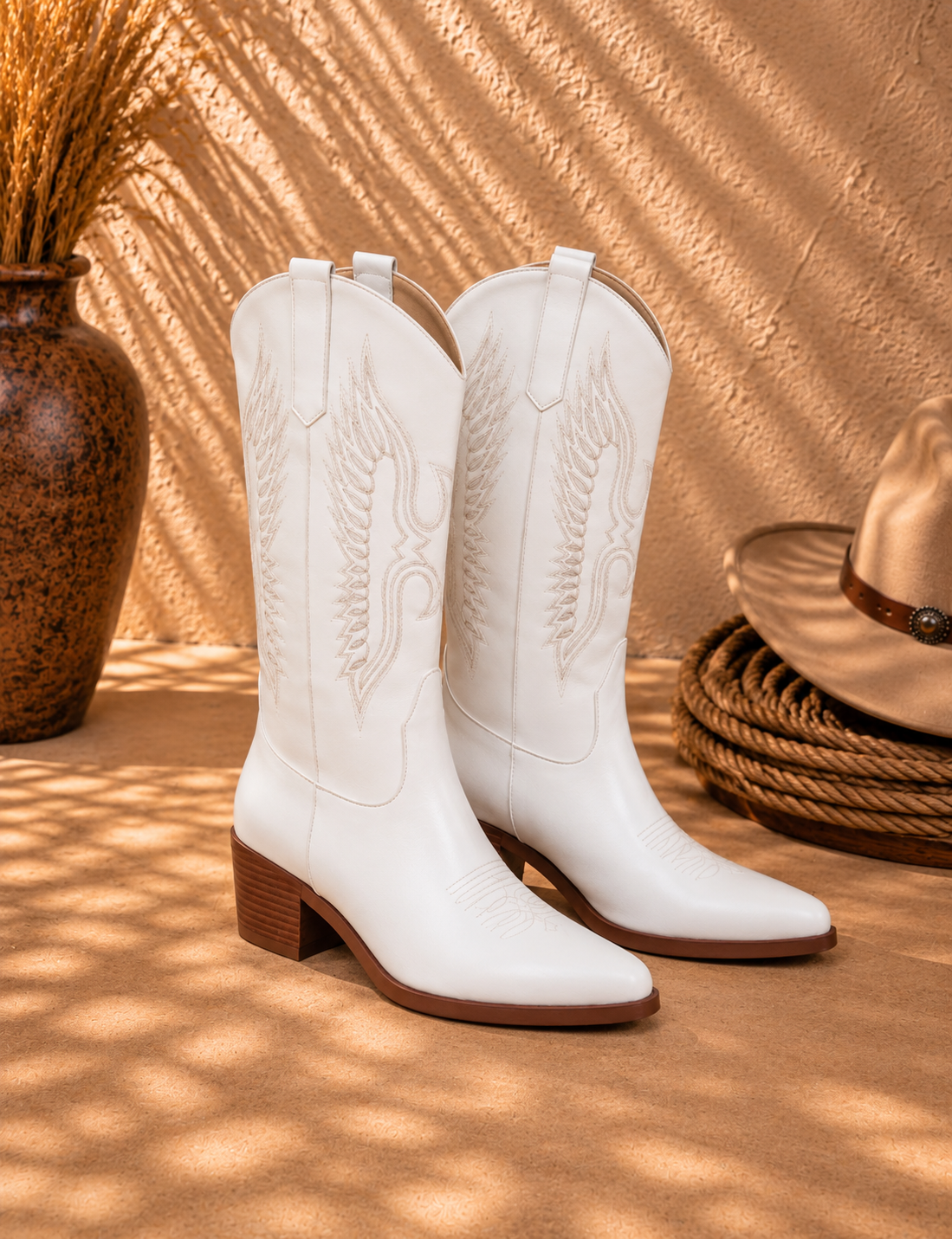 Valeria Botas Cowboy Bordadas