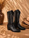 Valeria Botas Cowboy Bordadas