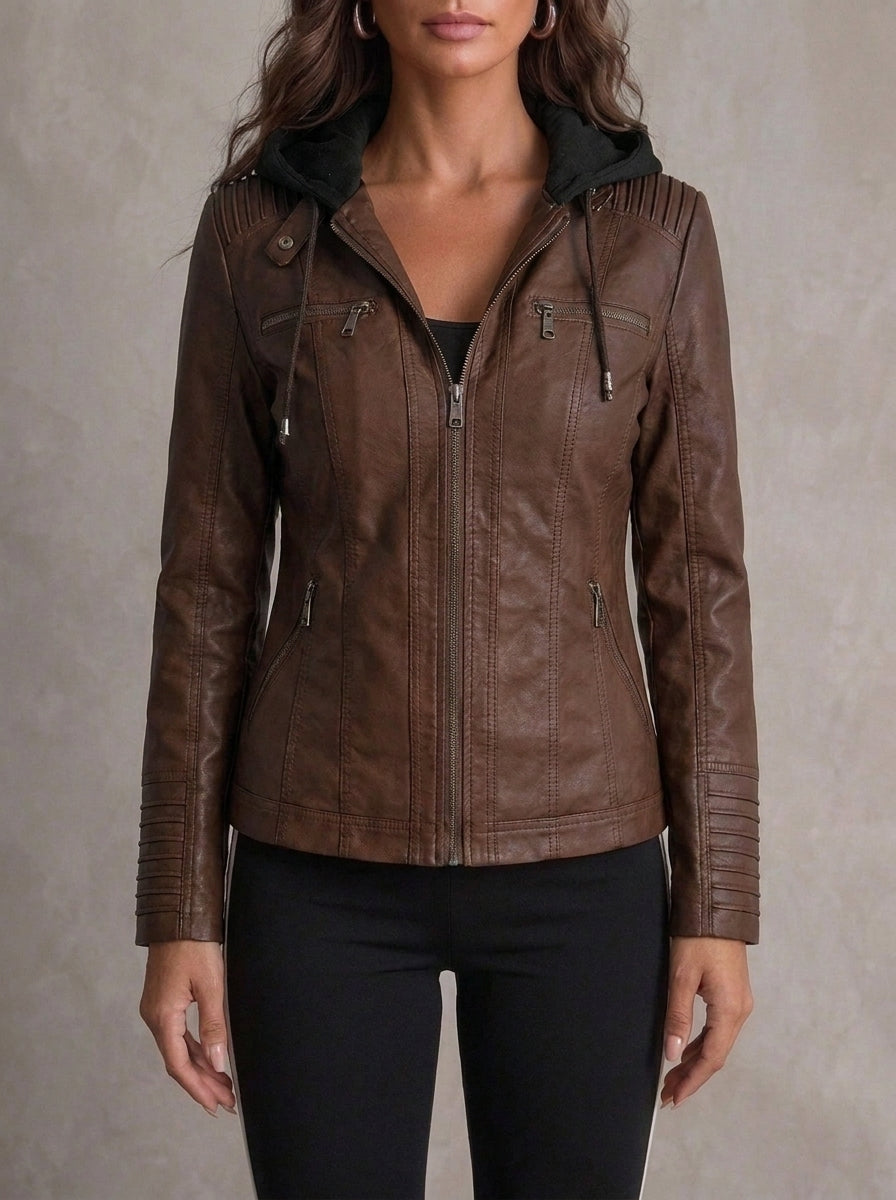 Atenea - Chaqueta de Piel Resistente y Elegante