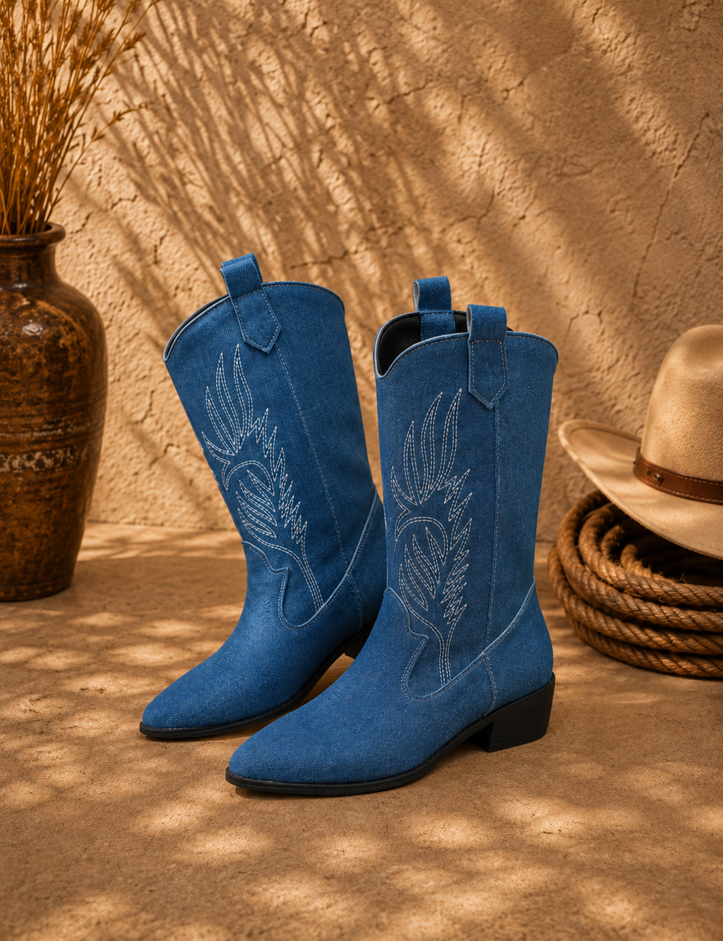 Alma Botas Cowboy Bordadas