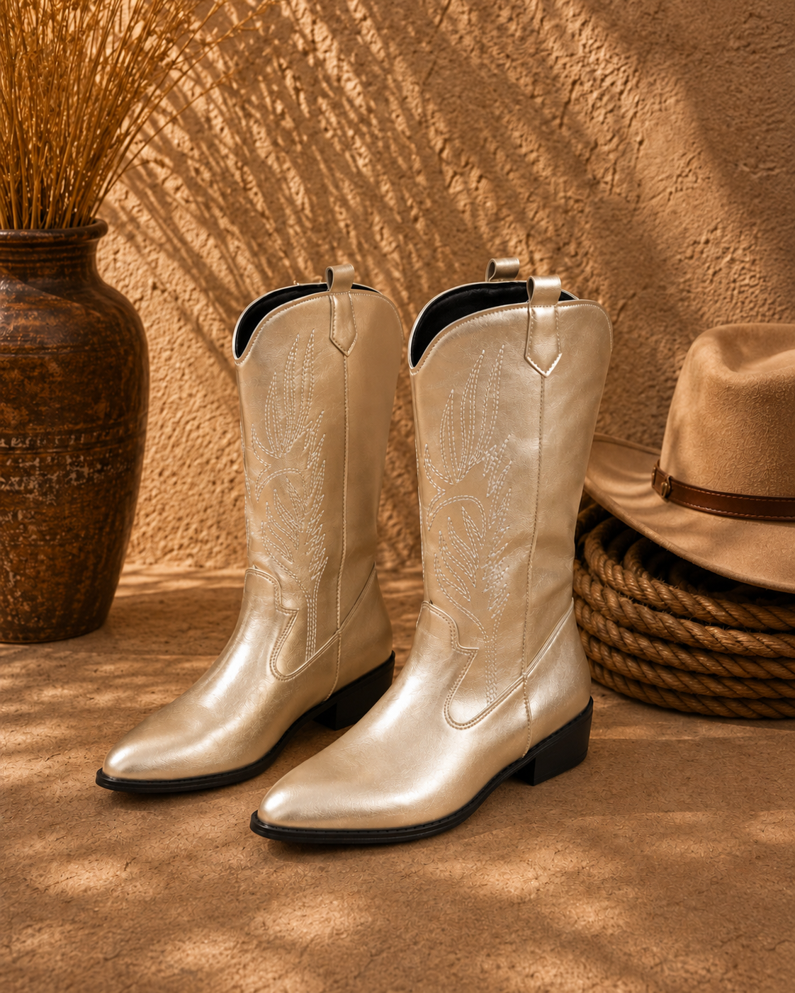 Alma Botas Cowboy Bordadas