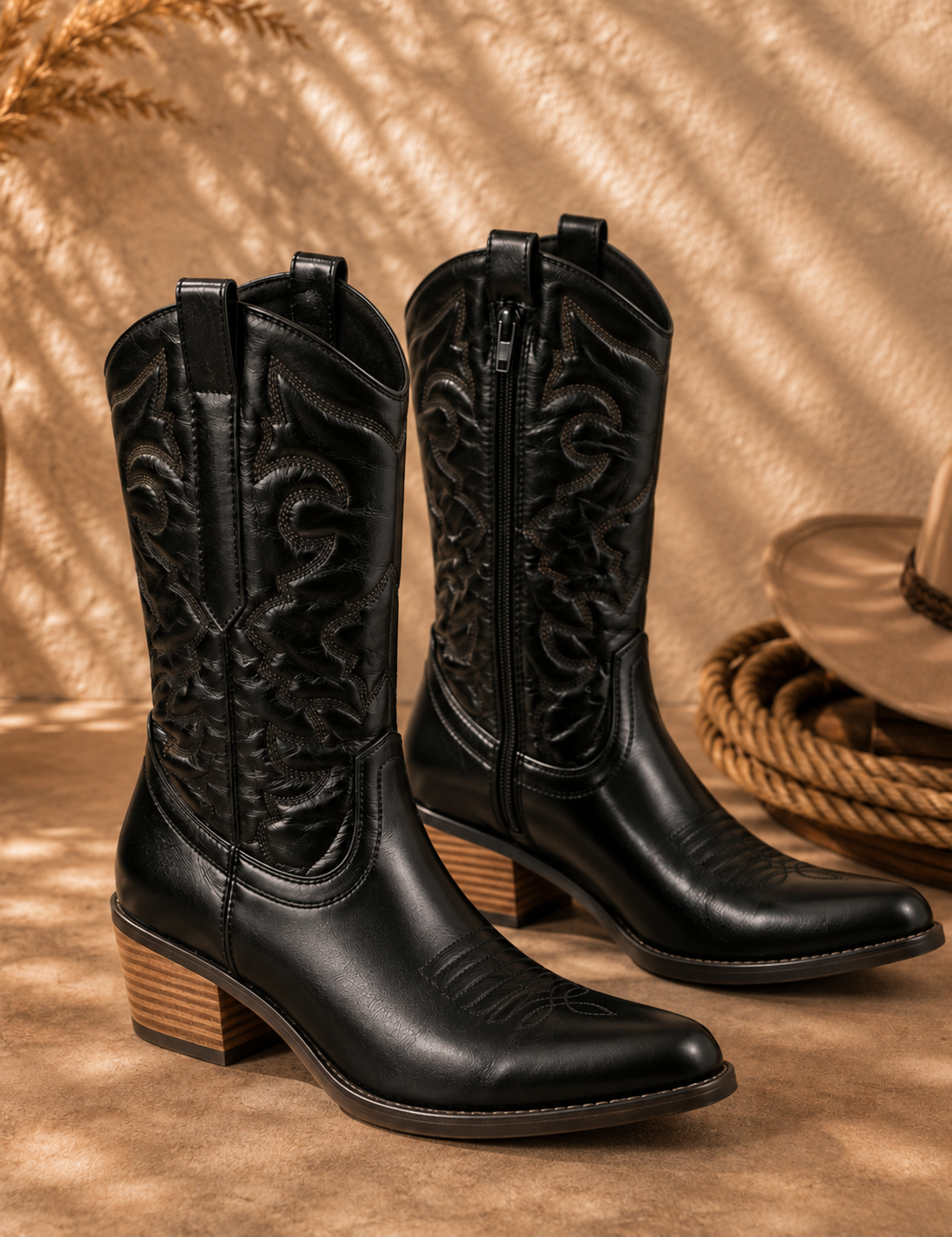 Amalia Botas Cowboy Metalizadas