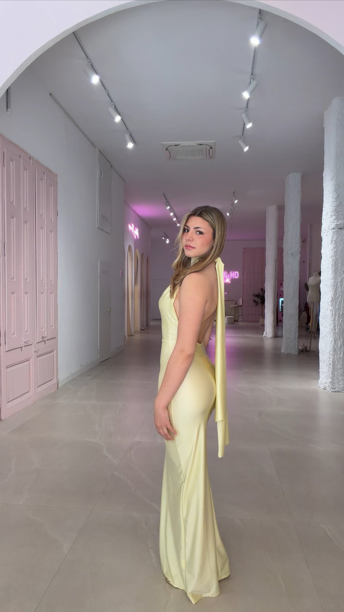 Claire dress - mantequilla