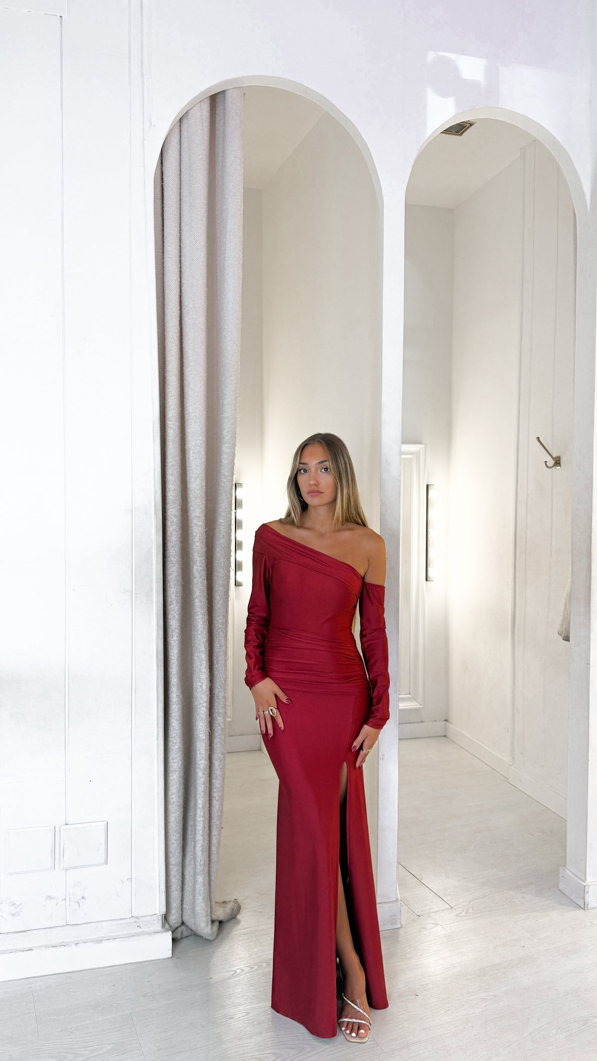 Brisa dress - burdeos