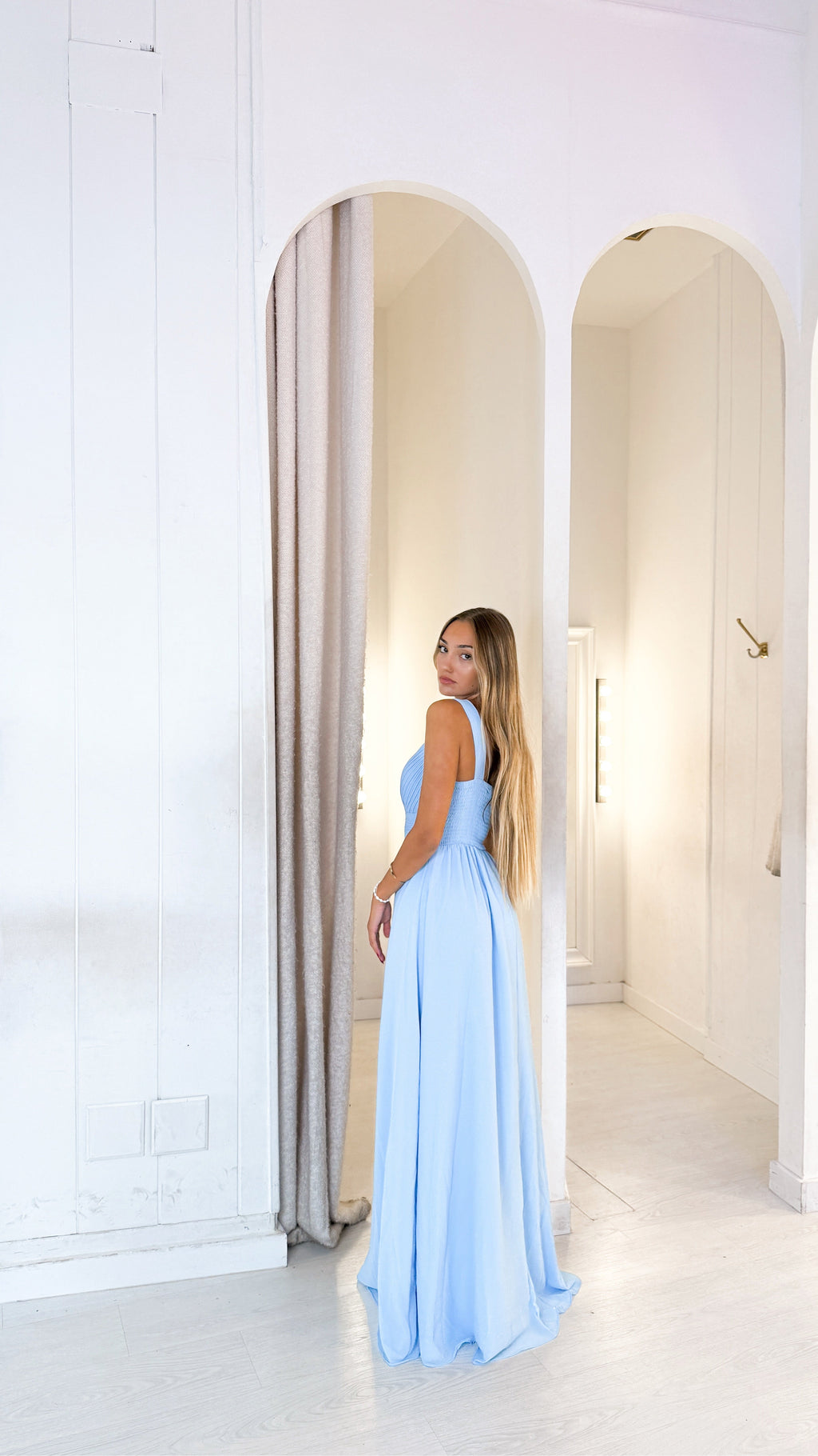 Atenea dress - celeste