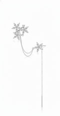 Pendientes de flores elegantes