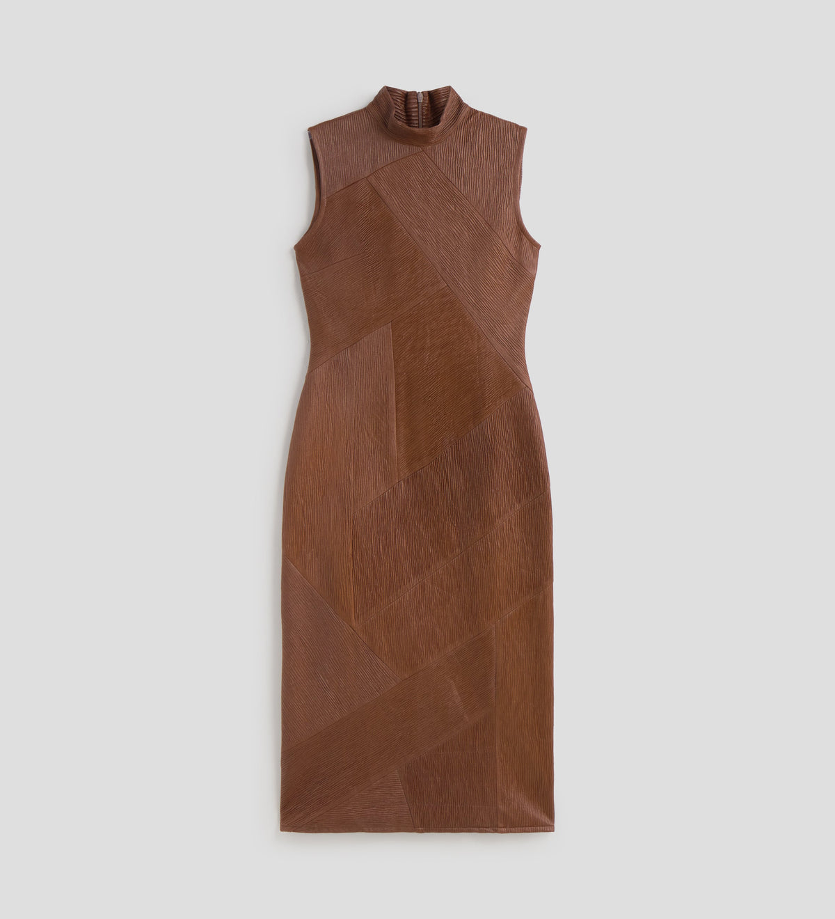 Vestido largo textura