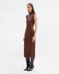 Vestido largo textura