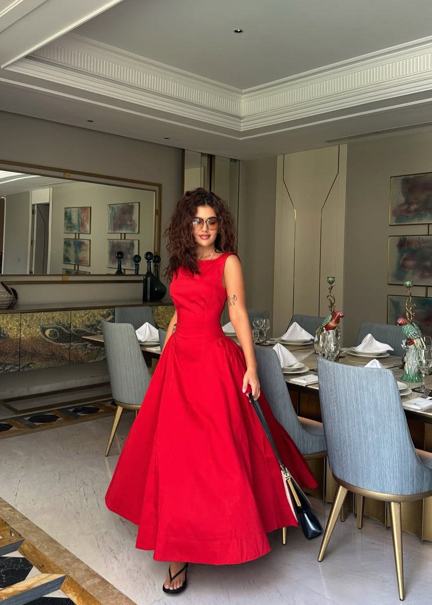 Vestido Loreto™ | Elegancia eterna en rojo