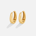 Pendientes de aro en oro